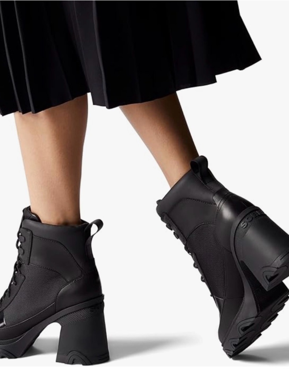 Sorel Black Women's  Sorel Brex Heel Lace Boots